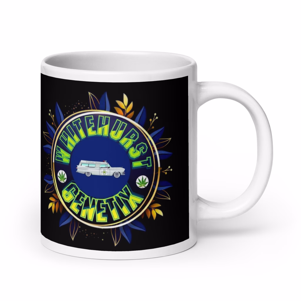 Snow Monkey Whitehurst glossy mug